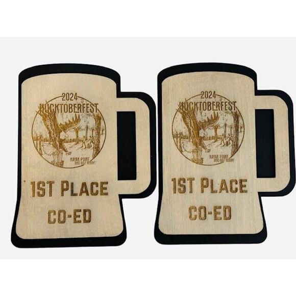 Custom Laser Engraved Wood Disc Golf Trophy, Gift Trophies, Discgolf Gifts - Picture 3 of 5